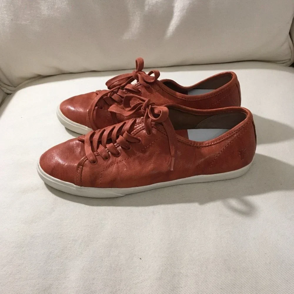 Frye Miller Low Top Waxed Brown Vintage Sneaker